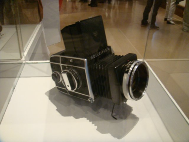La cámara Rolleiflex, en la exposición de El Centro Cultural Clavijero en 2011